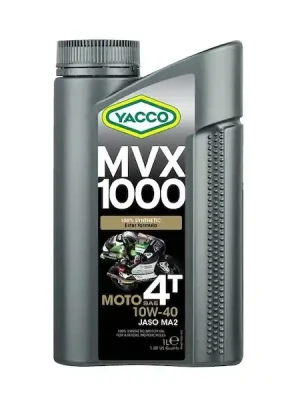 Motorový olej YACCO MVX 1000 4T 10W40, YACCO (1 l) Značkový