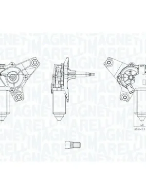 Novinka Motor stěračů MAGNETI MARELLI 064071600010
