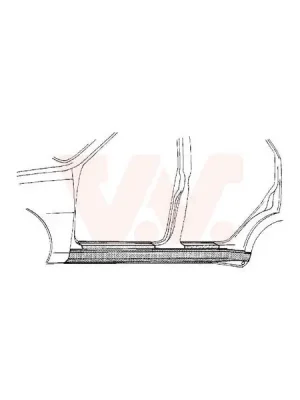Nástupní panel VAN WEZEL 4345103 Nejlepší Cena