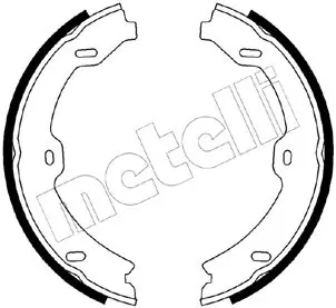 Nejprodávanější Sada brzdových čelistí, parkovací brzda METELLI 530247