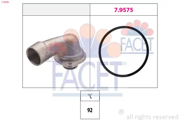 Termostat, chladivo FACET 78349 Přímo Od Výrobce