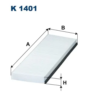 Top Prodej Filtr, vzduch v interiéru FILTRON K1401