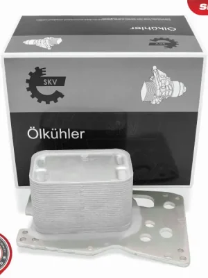 Olejový chladič, motorový olej ESEN SKV 31SKV378 Vysoce Kvalitní