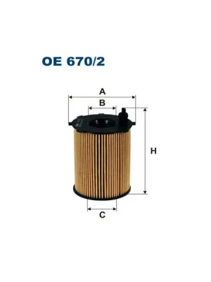 Akční Cena Olejový filtr FILTRON OE 670/2