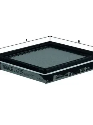 Rychlé Dodání Vzduchový filtr KNECHT LX725