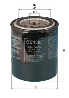 Olejový filtr KNECHT OC1091 Top Prodej