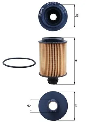 Olejový filtr KNECHT OX559D Sleva