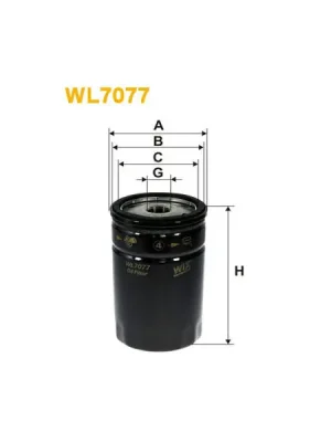 Novinka Olejový filtr WIX FILTERS WL7077