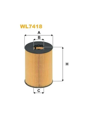 Novinka Olejový filtr WIX FILTERS WL7418