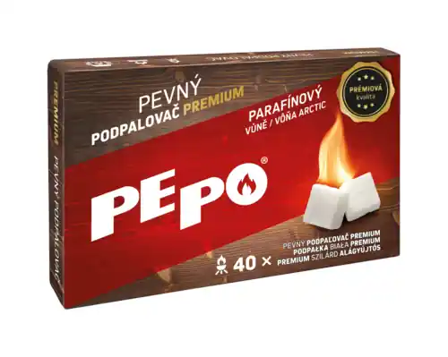 PE-PO premium pevný podpalovač 40 podpalů Doprava Zdarma