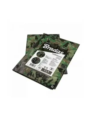Autentický Plachta zakrývací 5x4m, 90g, maskovací CAMOforest