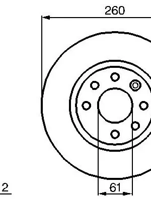Brzdový kotouč BOSCH 0986478386 Rychlé Dodání