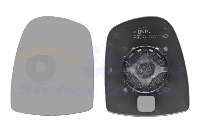Sklo do zrcátka, vnější zrcátko VAN WEZEL 4394831 Nejlepší Volba