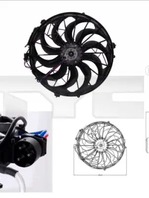 Větrák, chlazení motoru TYC 8030003 Super Cena