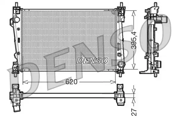Chladič, chlazení motoru DENSO DRM01006 Kup Teď