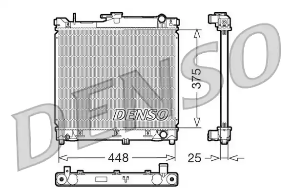Novinka Chladič, chlazení motoru DENSO DRM47014