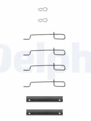 Doprava Zdarma Sada příslušenství, obložení kotoučové brzdy DELPHI LX0044