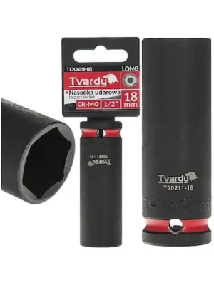 Nakupujte Hned Rázová nástrčná hlavice prodloužená 1/2", 18 mm, CrMo - TVARDY