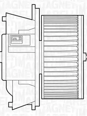 Vnitřní ventilátor MAGNETI MARELLI 069412503010 Hit Sezóny