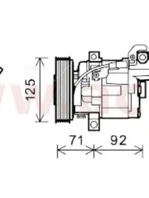 Levný kompresor klimatizace 1.6i, 1.5DCi