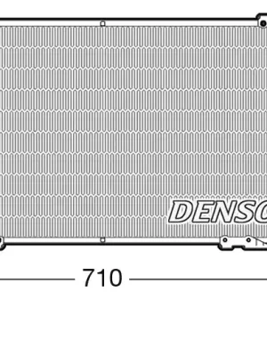 Kondenzátor, klimatizace DENSO DCN40015 Nová Kolekce