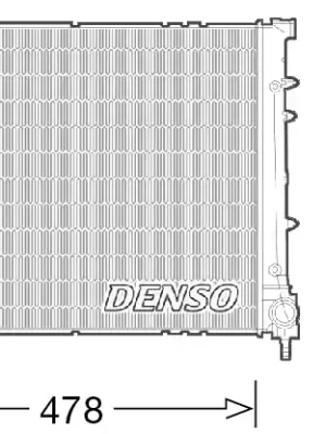 Chladič, chlazení motoru DENSO DRM09043 Akce