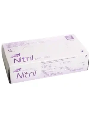 Cenový Hit Rukavice Vulkan Safe nitril jednorázové 100ks, modré vel.M