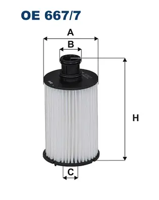 Olejový filtr FILTRON OE 667/7 Doprava Zdarma