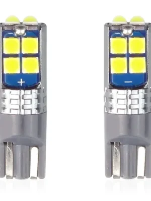 LED žárovky CANBUS 10SMD 3030 T10 W5W White 12V/24V Nízká Cena