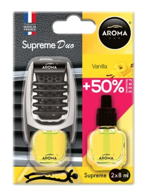 Finální Výprodej Osvěžovač vzduchu AROMA CAR SUPREME DUO VANILLA