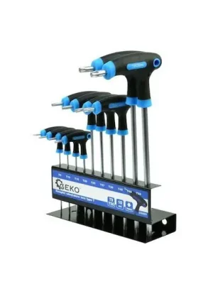 Sada klíčů torx, typ T, T9-T50, 10ks GEKO Koupit Online