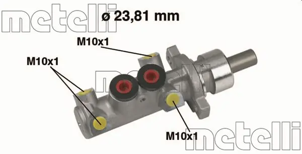 Hlavní brzdový válec METELLI 050361 Originální