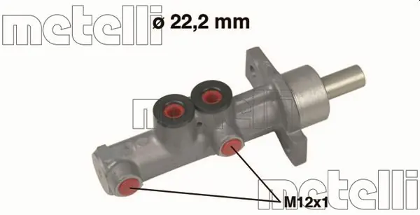 Vysoce Kvalitní Hlavní brzdový válec METELLI 050597