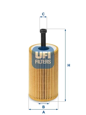 Autentický Olejový filtr UFI 2503200