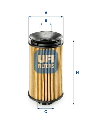 Olejový filtr UFI 2509200 Horká Nabídka
