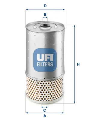 Olejový filtr UFI 2552800 Nová Kolekce