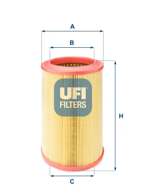 Vzduchový filtr UFI 2736600 Hit Sezóny