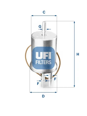 Speciální Cena Palivový filtr UFI 3185300