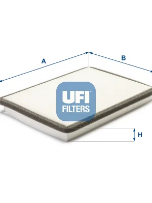 Filtr, vzduch v interiéru UFI 5300400 Objednat Nyní