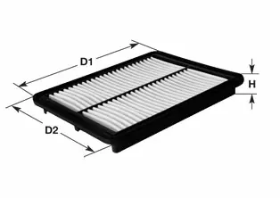 Oblíbený Vzduchový filtr CLEAN FILTERS MA1161