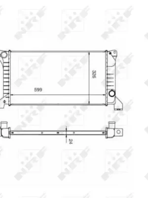 Pouze Dnes Chladič, chlazení motoru NRF 516212