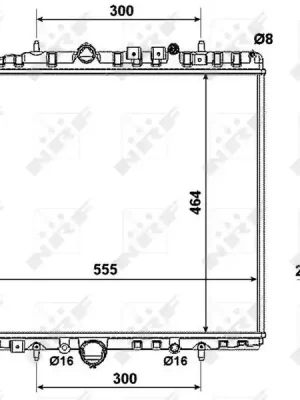 Chladič, chlazení motoru NRF 58373 Objednat Nyní