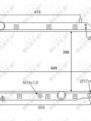 Chladič, chlazení motoru NRF 58383 Kup Teď