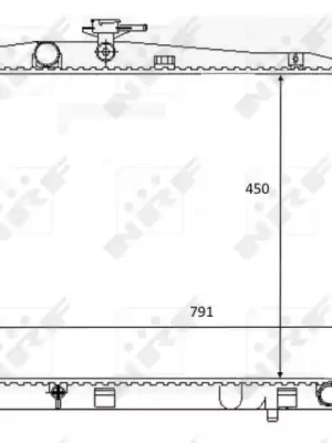 Přímo Od Výrobce Chladič, chlazení motoru NRF 59081