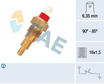 Pouze Dnes Teplotní spínač, větrák chladiče FAE 37620
