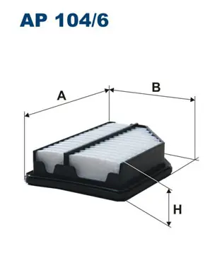 Vzduchový filtr FILTRON AP1046 Objednat Nyní