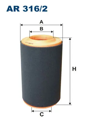Vzduchový filtr FILTRON AR3162 Doprava Zdarma