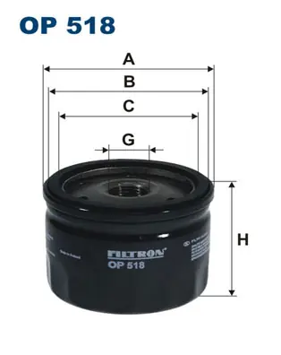 Novinka Olejový filtr FILTRON OP518