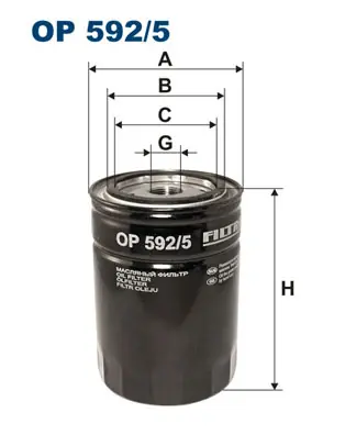 Olejový filtr FILTRON OP5925 Sleva