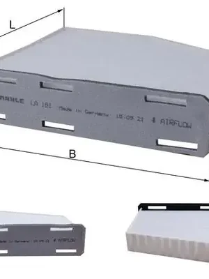 Filtr, vzduch v interiéru MAHLE ORIGINAL LA181 Akce